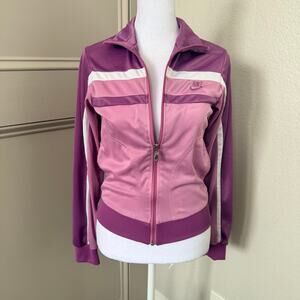 Vintage Nike Made Japan S Pink Purple Gradient Track Jacket